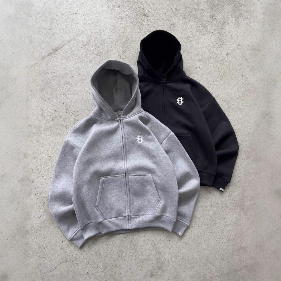 Essential Oversized Zip Hoodie